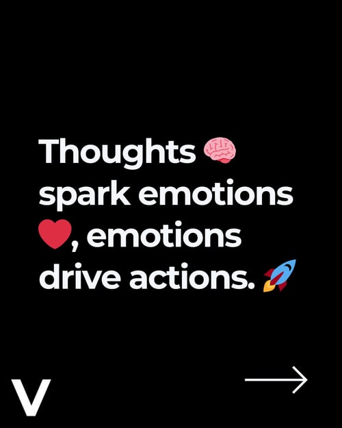 thoughts spark emotions