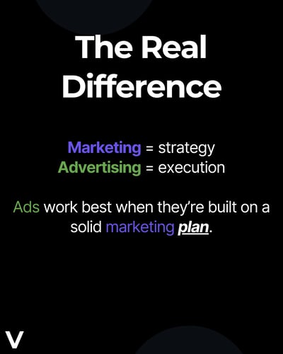 marketing is strategy advertising is execution
