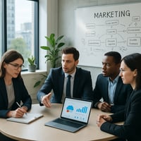 Illustration representing how to evaluate a marketing agency before wasting 6–12 months on misaligned strategy and execution.