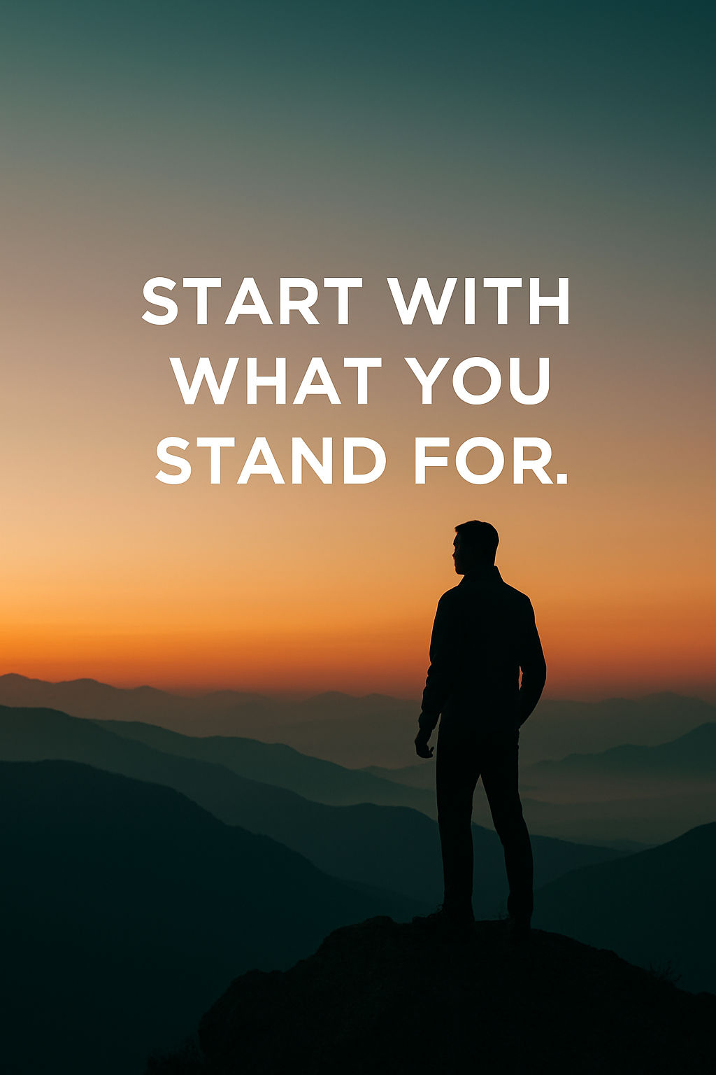 marketing is about values - start with what you stand for