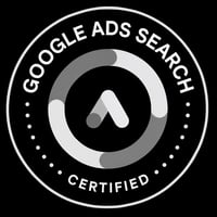 Monochrome Google Ads Certification Badge